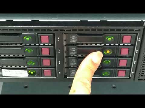 HP DL380p G8 Hard Disk Replace