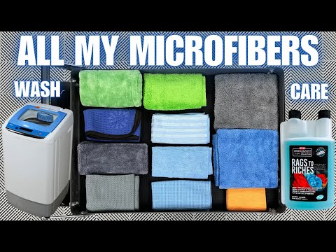 All My Microfibers | How To Clean & Maintain | Car Wash Tips