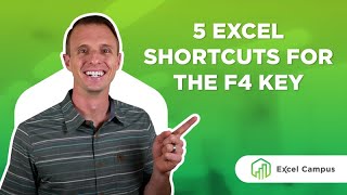 5 Must-know Excel Keyboard Shortcuts For The F4 Key