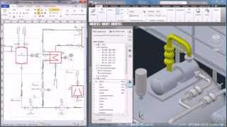preview picture of video 'Engineering Base Schnittstelle zu AutoCAD Plant 3D (Video Bidirektionale Navigation)'