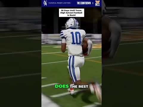 Posting 1 play every day until Texas High School Football is back! 36 Days left!