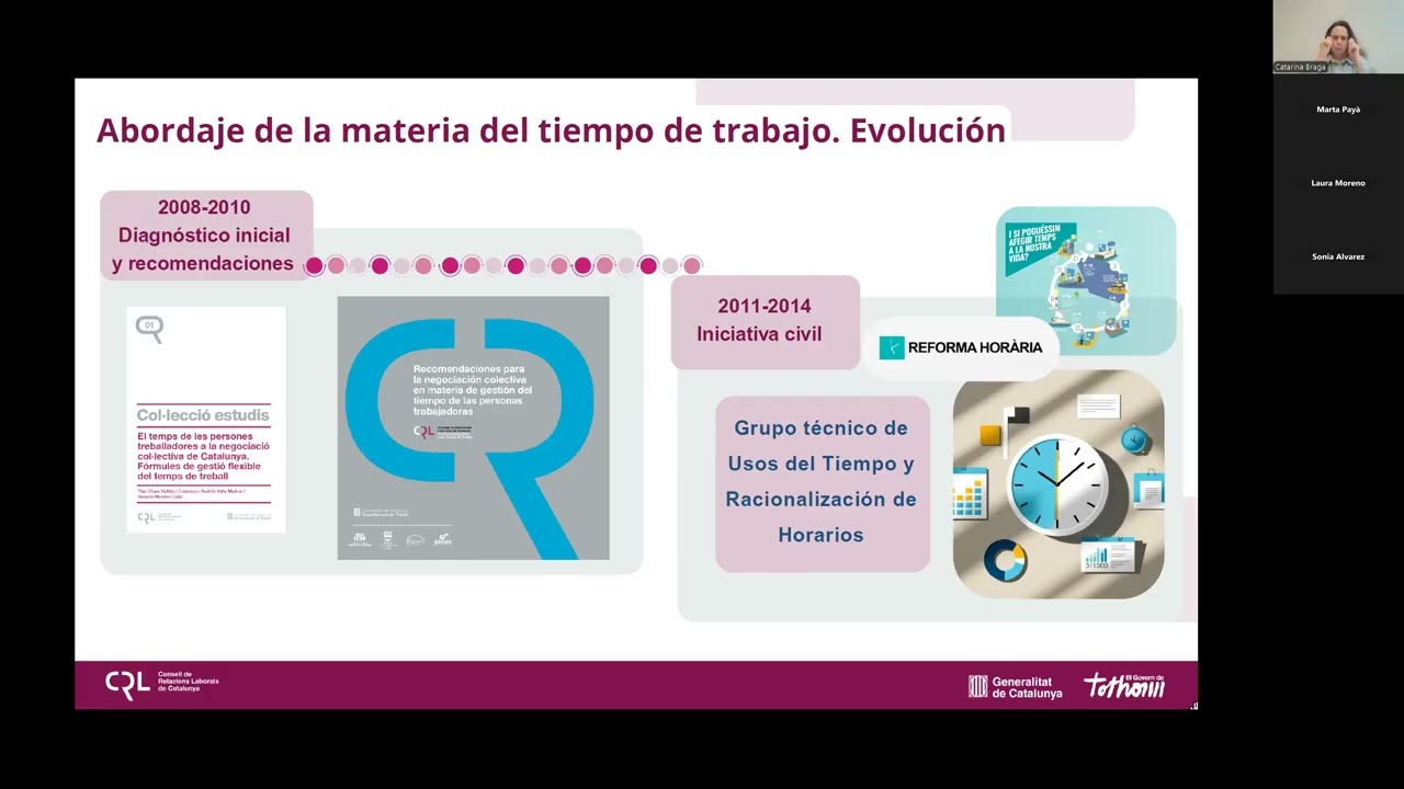 Diálogo social y tiempo de trabajo: la experiencia regional de Cataluña, España