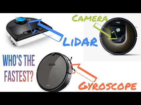 Robot Vacuum Speed Test - LiDAR vs Camera vs Gyroscope