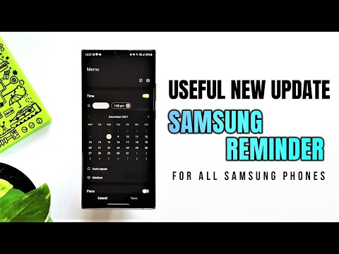 New update for Samsung Reminder app - One UI 4.0, 3.1, 3.0