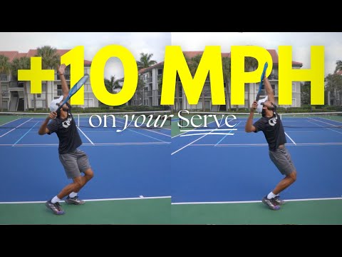 How to Generate Effortless Power on the Tennis Serve