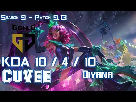 Gen CuVee QIYANA vs VLADIMIR Top - Patch 9.13 KR Ranked