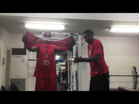 ドルフィンズ選手が教える応援練習(オフェンス)