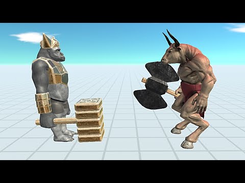 Ghor Hammer Vs Minotaur - Animal Revolt Battle Simulator