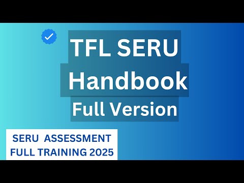 SERU Assessment FULL Training TFL - PHV driver Handbook Free Learning 2025 (UPDATED) - NEW SERU Test