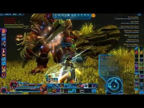 SWTOR Get to Level 60 Jedi Knight Sentinel Specialization