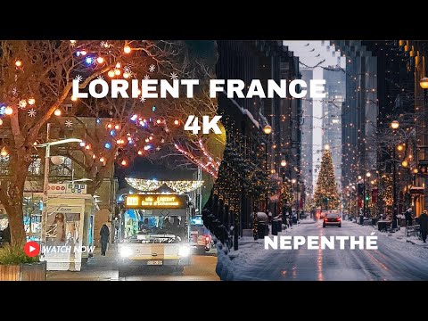Relaxing Walk in Lorient, France | 4K UHD 