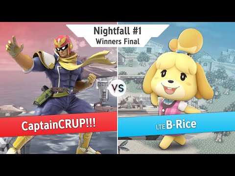 CaptainCRUP!!! (C. Falcon) vs B-Rice (Isabelle) - Winners Finals - Nightfall #1
