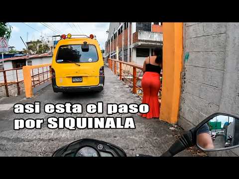 Vean les muestro como es el PASO por Siquinalá Escuintla, largas colas y trafico todos los días.