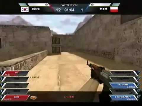 WCG 2008 Grand Final CS eStro vs Meet Your Markers