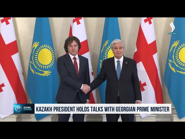 Kazakh President holds talks with Georgian Prime Minister