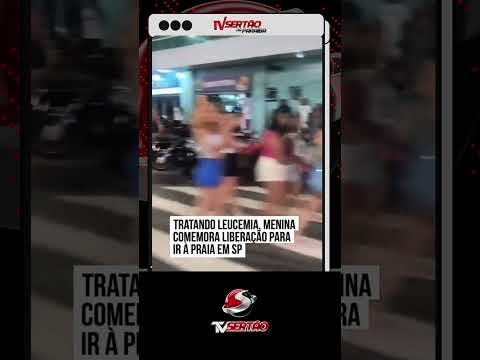 VITÓRIA! Menina de 5 anos celebra fim de fase crítica da leucemia com viagem à praia 🌊❤️