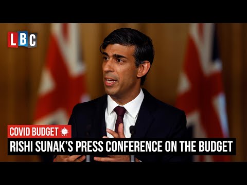 Live: Rishi Sunak's press conference on The Covid Budget 2021 | LBC