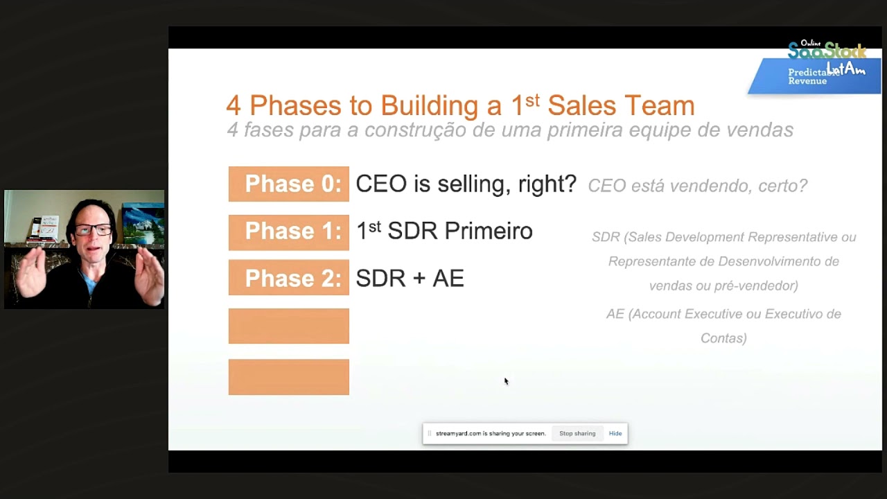 How to Build your First Sales Team - Aaron Ross, Predictable Revenue [SaaStock LatAm 2021]