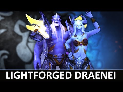 Lightforged Draenei | Allied Race | Racial - Customization - Voice- BFA