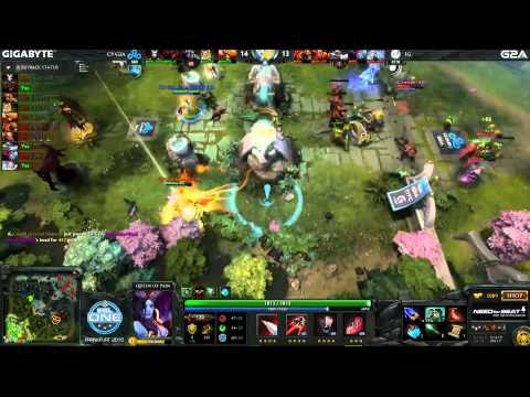 Dota 2 - IG vs. Cloud9 [Highlight] - Dat 2nd EPIC Base Hold - Game 1