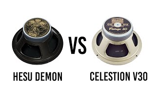 Video thumbnail for Hesu Demon vs Celestion V30 - Metal Comparison with Ibanez RG2550Z by Matt Trojak
