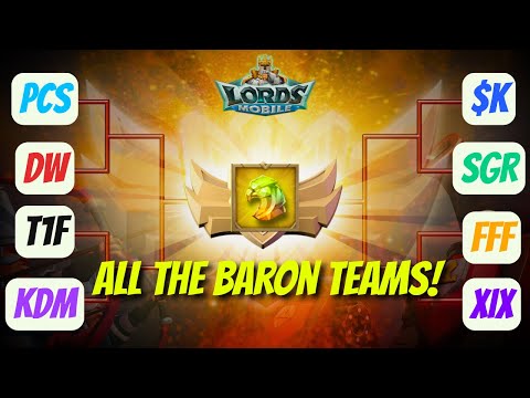 All the Baron Teams in 2025 | Lords Mobile