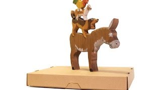 preview picture of video 'HANDMADE WOODEN TOY - THE BREMEN TOWN MUSICIANS'