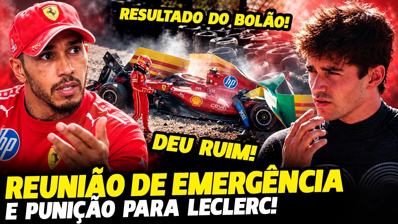 🚨DEU RUIM! REUNIÃO DE EMERGÊNCIA, CLIMÃO E POSSÍVEL PUNIÇÃO PARA LECLERC | FÓRMULA 1