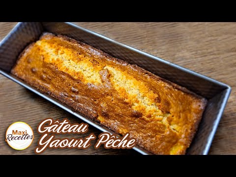 Gâteau au Yaourt à la Pêche Recette Facile et Rapide