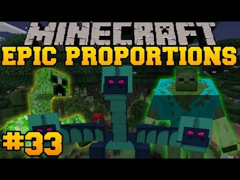 Minecraft: Epic Proportions - Ender Dragon Battle! - Episode 33 (S2 Modded Survival)