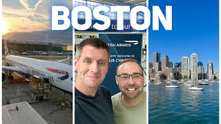 BOSTON TRAVEL VLOG | TRAVEL DAY BRITISH AIRWAYS LONDON TO BOSTON, HARBOUR CRUISE & EXPLORING BOSTON