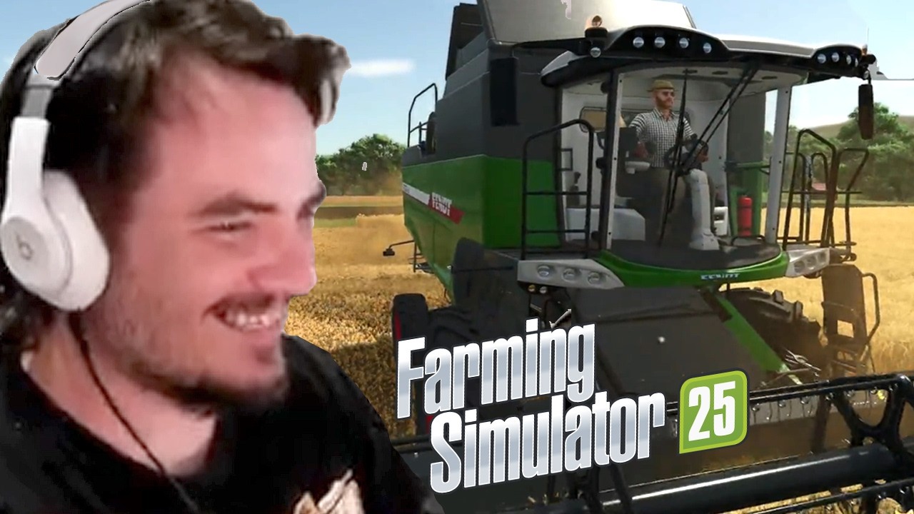 Мэддисон собирает урожай в Farming Simulator 25