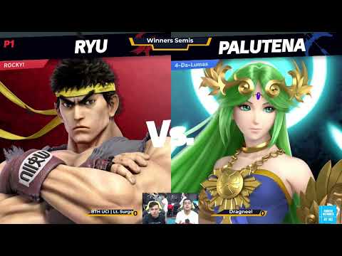Lt. Surge (Ryu) vs Dragneel (Palutena) - Smash Ultimate @ UCI #61 Winners Semi Finals