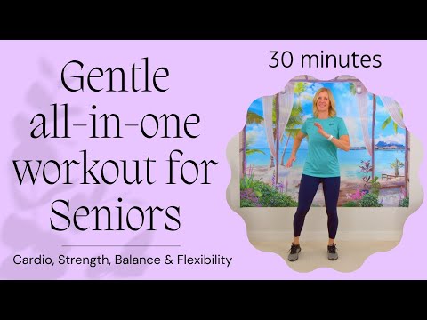 Gentle Low Impact All-in-One Exercises for Seniors | 30 min | No equipment needed