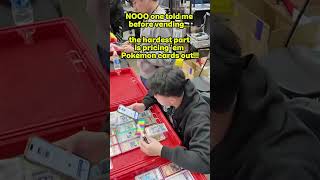 Pricing Pokemon cards = Nervous breakdown over market swing!!! 😫