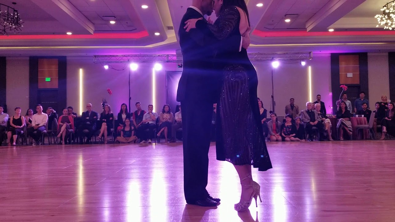 María Inés Bogado and Orlando Reyes Ibarra - performance at Nora's tango week on 7/5/2019 (1 of 3)