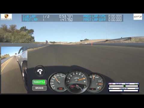 1:47 lap time at Sonoma Raceway in a 991 GT3