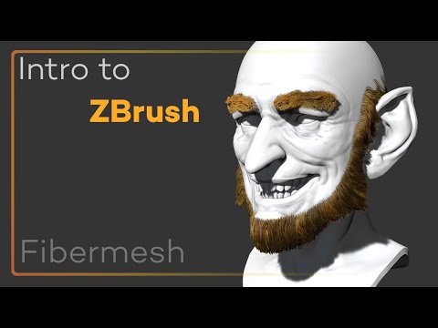 Intro to ZBrush 048 - Fibermesh makes hair and fur a breeze - generate and groom in minutes!