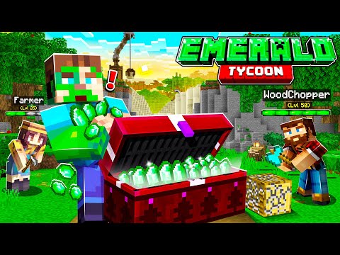 BECOMING an EMERALD TYCOON in MINECRAFT!