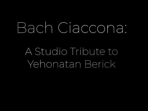 Yehonatan Berick University of Michigan Studio Tribute