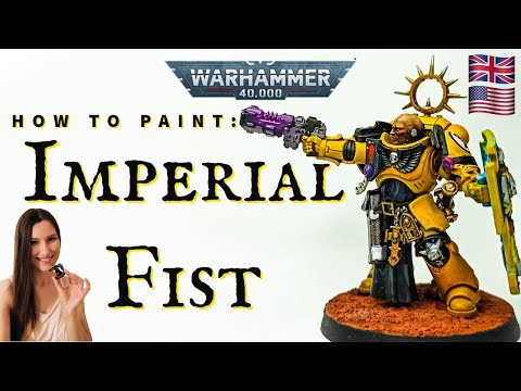 ✊How to Paint Imperial Fist Space Marines✊