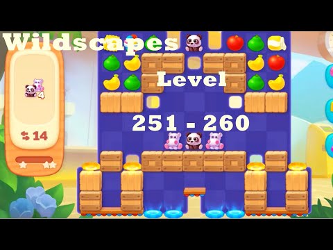 Wildscapes Level 251- 260 HD Walkthrough | Gameplay | 3 - match game | ios | android | pc | app