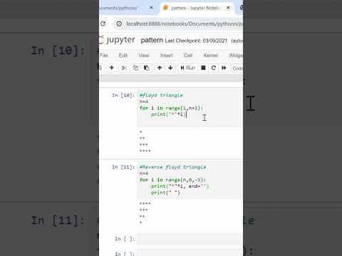Floyd's Triangle in python #shorts