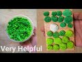 How to Make Moss | Two ways of Making Artificial Grass for Crafts