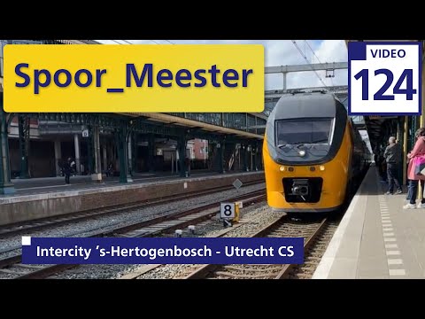 (4K) #railway #cabview NS Trein | Rij mee met de #intercity van Den Bosch naar Utrecht CS (124)