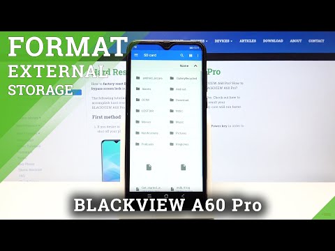 How to Format SD Card on BLACKVIEW A60 Pro – Free Some Memory Space