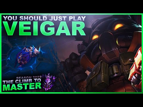 YOU SHOULD JUST PLAY... VEIGAR! - Climb to Master | League of Legends
