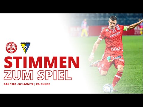 Stimmen zum Spiel: GAK 1902 - SV Lafnitz