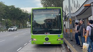 Tower Transit SG Mercedes-Benz OC500LE (Batch 1) SMB49X on Service 853 departing Bus Stop 61039