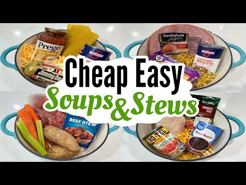 9 BEST Cheap & Easy Soups ANYONE Can Make
